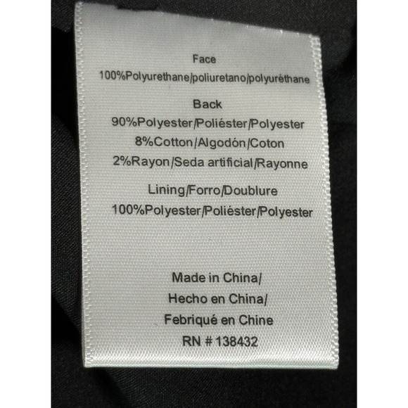 ModCloth Crocodile Black Faux Vegan Leather Moto Biker Crop Jacket Sz Sm… - Picture 9 of 10